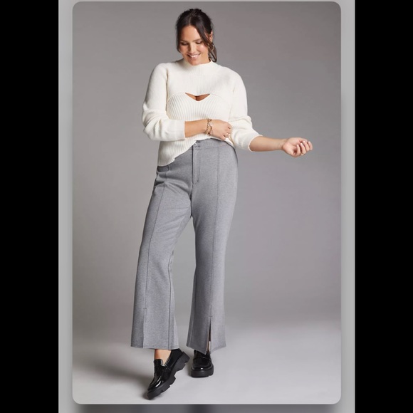 Anthropologie Maeve Seamed Flare Pants - Picture 1 of 4